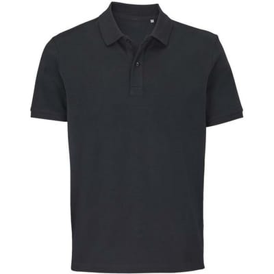 SOLS Unisex Pegase Piqué Poloshirt voor Volwassenen (Zwart)