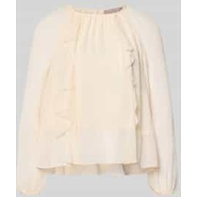 Blouse met rimpelingen