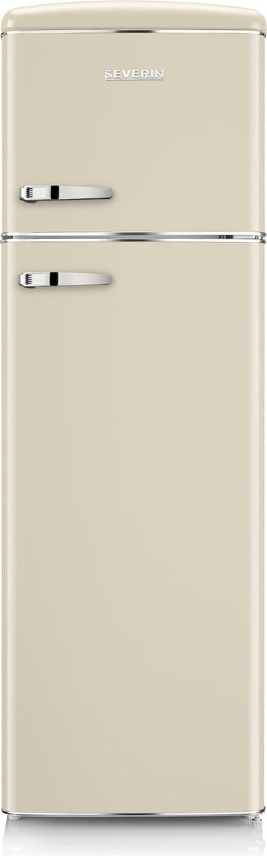 Severin RKG 8985 Retro Koel-Vriescombinatie – Dubbele Deuren – 246 Liter – LED