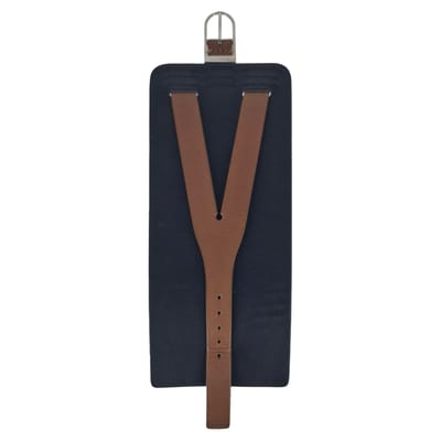 Dior Homme Dikke Manchet Armband in Zwart Leer