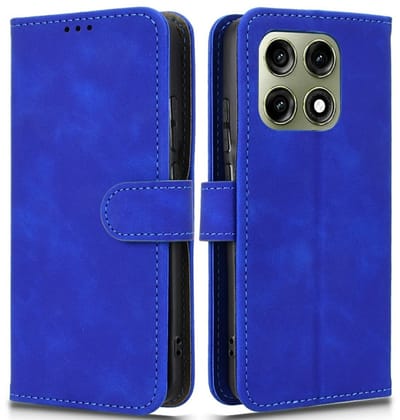 Coverup Hoesje - Geschikt voor Motorola Edge 70 Pro Hoesje - Coverup Book Case - Blauw