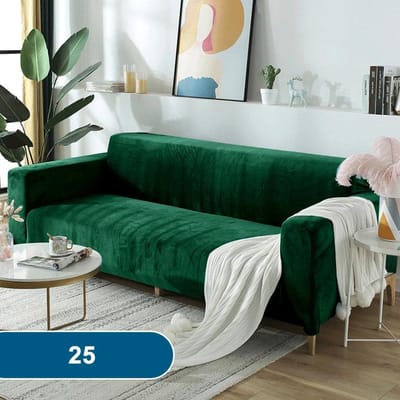 Nouvelle housse de canapé en velours, housse de protection pour la maison plus douce et plus épaisse, adaptée pour housse de canapé d'angle, Housses de canapé pour accoudoirs pour la maison 2 Seat Sofa gray