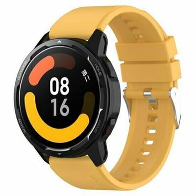 By Qubix - Siliconen sportband - Geel - geschikt voor Huawei Watch 5 - 46mm