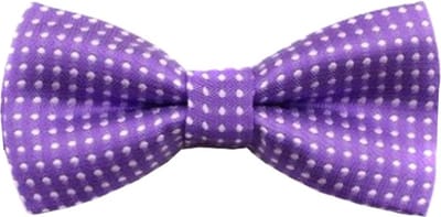Fako Fashion - Kinder Vlinderstrik - Vlinderdas - Kinderstrik - Strik - Stipjes - 10cm - Paars