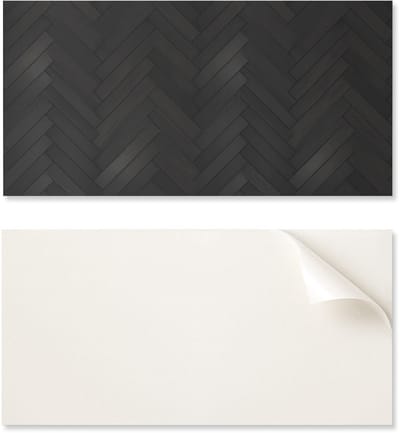 Wanddecoratie PVC-paneel met patroon voor kamer, 100x50 cm, visgraatparketpatroon
