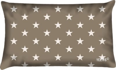 Sierkussen - Buitenkussen Mud Race Waterafstotend Bootkussen Starry Night - Zwart En Bruin - 60 Cm X 40 Cm