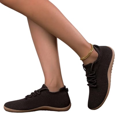 Bovista Barefoot Schoenen - Waterschoenen - Aquashoes - Afzwemschoenen - Zwemles - Dames & Heren - Fitness - Sportschoenen - Donkerbruin - Maat 37.5