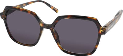 Vista Bonita MIRA – Zonneleesbril UV400 – Sterkte +0.50 – Kleur Hub Havanna – Oversized model - lichtgewicht montuur – Goede pasvorm – Met flexveren - Inclusief etui en doekje