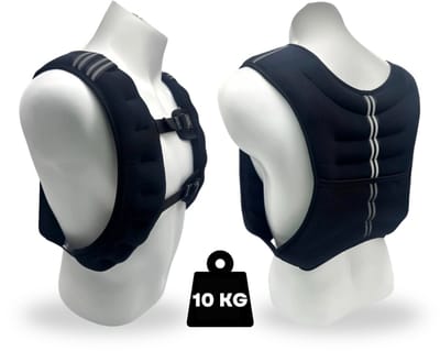 AJ-Sports Gewichtsvest PRO 10kg - Weight Vest - Trainingsvest - Hardloopvest - Krachttraining & Crossfit - Hardlopen - Cardio - Calisthenics - Fitness