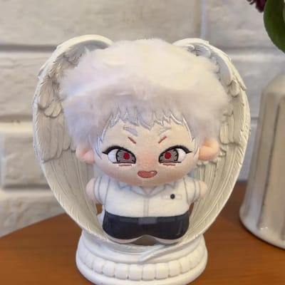 Schattige Hikaru Yoshiki Pluche Pop Mini The Summer Hikaru Died Knuffel Bl Anime Pluche Sleutelhanger Voor Rugzak Accessoire Cadeaus 10cm white