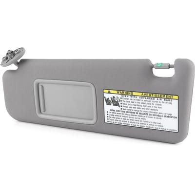 Bestuurderszijde Linker Grijs Zonneklep met Spiegel 74320‑3D050‑E0 Geschikt voor 4Runner 05‑07 gray