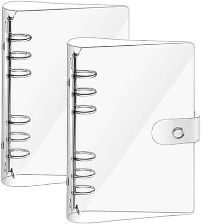 Notitieboek A5 met Ringband - 2 Stuks in Transparante PVC