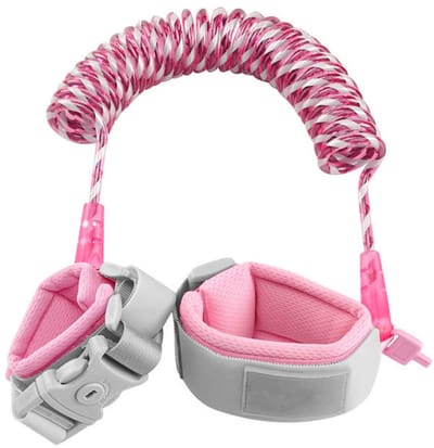 Dailygoods- Veiligheidspolsband 360° Rotatie - Anti-verlies Polsriem - Reflecterende Strip - Elastisch Draadkoord - Comfortabel Kussen - Duurzaam en Belastbaar - Kindveiligheidsriem