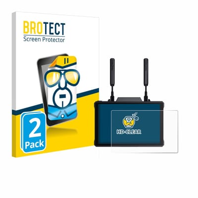 BROTECT - Screenprotector voor Hollyland Pyro 7 - Folie Beschermfolie transparant 2 Stuks