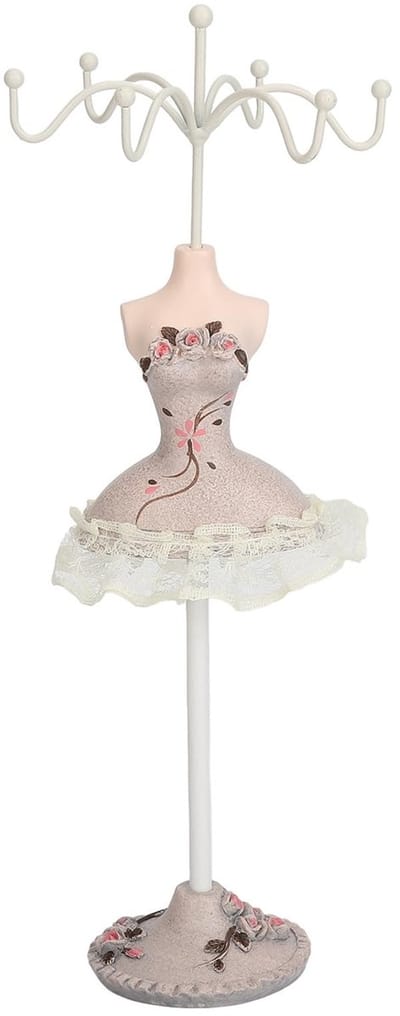 Allecto - Sieradenstandaard - Jurkmodel - Veel opbergruimte - Type 2 - Sieradenorganizer - Voor meisjes en vrouwen - Praktisch en decoratief