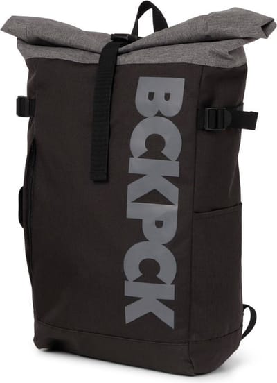 Norländer BCKPCK Roltoprugzak 36L - Met laptopvak - Grijs/Zwart