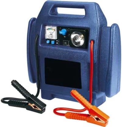 Startkabels met Compressor - Booster Kabel - Auto Starten - Geïntegreerde Compressor - 12 Volt - Rood
