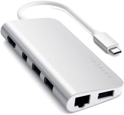 Satechi TYPE-C Multimedia Adapter - Grijs