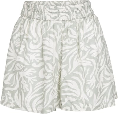 Brunotti - Ize-Print - Korte Broek Aqua Grey - 100% Viscose - Korte Broek Dames - Loose Fit - S