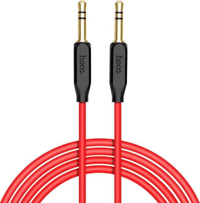 HOCO UPA11 - AUX Audiokabel - 3,5mm naar 3,5mm Jack - 1 meter - Zwart