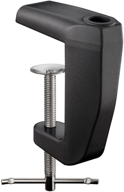 Vervangende klem voor LED loeplamp met zwenkbare arm - Zwart