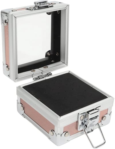 Dailygoods- Nagelborenhouder Aluminium - 25 Gaten - Opbergdoos - Gereedschap Organizer - Slijtvast - Duurzaam Design - Nagelboor Organizer