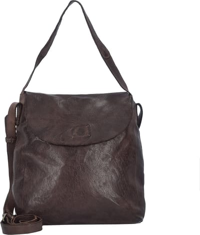 HAROLD'S Leren Schoudertas Submarine Shoulderbag Brown Donkerbruin