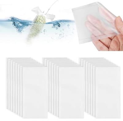 150 Stuks Wateroplossende PVA-zakjes voor Karpervissen - 50x100 mm Lokzakjes voor Aas
