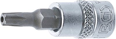 BGS Dopsleutelbit - 1/4 - TS-profiel (voor Torx-plus) met boring TS25