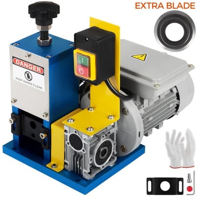 VEVOR Kabel Strip Machine Aangedreven Elektrische Draadstripmachine met Extra Blad Metaal Gereedschap 1.5-25mm Automatisch