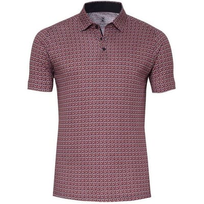 Desoto Polo Fantasy Multicolor Mandarin Pattern Mandarin-Multi / male