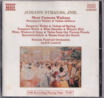 Most famous Waltzes - Johann Strauss Jr. - Strauss Festival Orchestra o.l.v. André Lenard