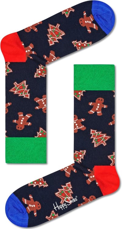 Happy Socks Gingerbread Cookies - unisex sokken - Unisex - Maat: 36 - 40