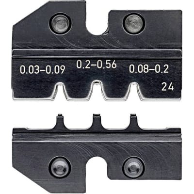 97 49 24 Krimpinzetstuk D-sub stekkers Geschikt voor tangen HD 20, HDE-stekker 0.03 tot 0.56 mm² Geschikt voor merk Knipex 97 43 200, 97 43 E, 97 43 E