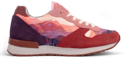 Inkkas Andes dames sneaker – comfortabele kleurrijke trendy sneaker geïnspireerd op de Andes – multicolor, maat 37