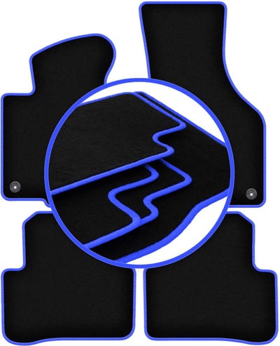 CARLUX-BLUE automatten voor: Volkswagen Passat B7 sedan, stationwagen, variant, alltrack (2010-2014)