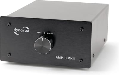 Dynavox AMP-S MKII zwart schakelaar voor 2 versterker op 1 set speakers