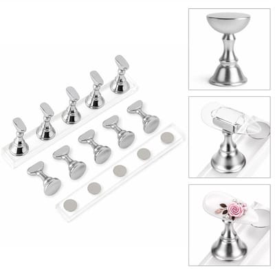 Goodbitz - Nagelhouders - 12-delig - Nagel houder - Kunstnagel houder - Tip houder - Tiphouder - Oefen display - Nagel tips - Nail art oefenen - Nageldisplay