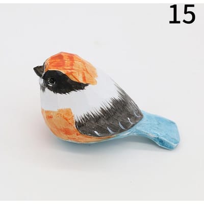 Nordische Houten Vogel Beeldjes Ornamenten Decoratieve Beeldjes Kunst Ambacht Beeldhouwwerk Miniatuur Dieren Huisdecoratie Kinderen Cadeaus