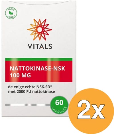 2x Vitals Nattokinase-NSK (60 capsules)