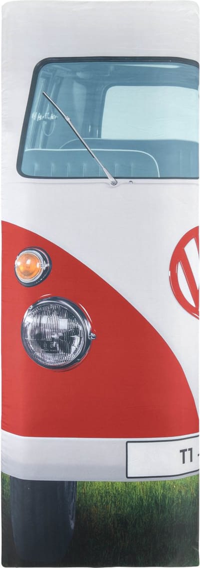 VW Collection Volkswagen T1 Bus Enkele Slaapzak - Rood - Avontuurlijke Kampeerervaring