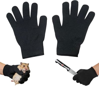 Snijbestendige handschoenen voor huisdieren, ideaal voor honden, katten en vogels, veilig en comfortabel in gebruik tijdens verzorging en training