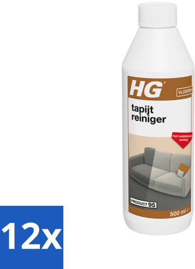 HG Tapijtreiniger 500 ml - Voordeelverpakking - 12 stuks