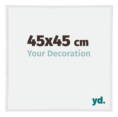 Your Decoration - Fotolijst 45x45 cm - Kunststof - Wit Hoogglans - Annecy