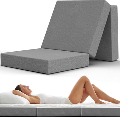 Opvouwbare Campingmatras 65 x 95 cm - Comfortabel Gastenmatras voor Binnen en Buiten