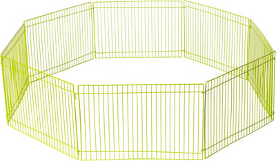 Adori Hamster Ren 8 Panelen - Dierenverblijf - Ø90 cm Groen