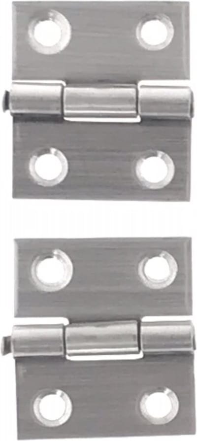 Benson RVS Scharnieren - 26 x 27 mm - Inclusief Schroeven - 2 stuks