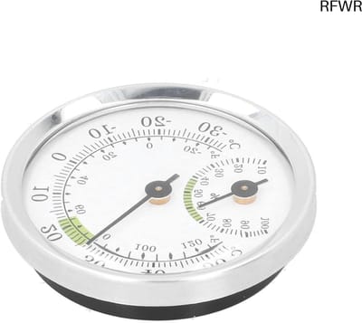 RFWR® Analoge Hygrometer en Thermometer voor Binnen - Temperatuur en Luchtvochtigheid Meter