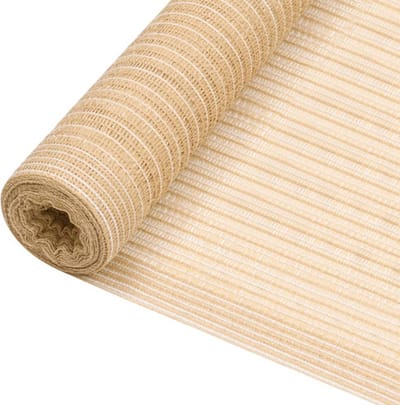 vidaXL - Privacynet - 75 - g/m² - 3,6x10 - m - HDPE - beige