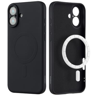 imoshion Hoesje - Geschikt voor Apple iPhone 16 Plus - Color Backcover geschikt voor MagSafe - Zwart